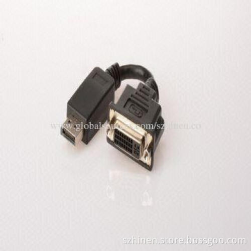 DisplayPort to DVI Cable Adapter, 15CM W/IC DP Adapter, 1,080P Video Resolution